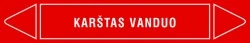 Karštas vanduo – lipdukas