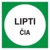 Lipti čia – lipdukas