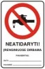 Neatidaryti! – lipdukas