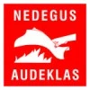 Nedegus audeklas, nedegaus audeklo vieta – lipdukas