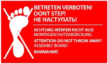 Nelipti, Don’t step – lipdukas