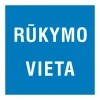 Rūkymo vieta – lipdukas
