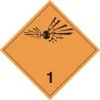 Sprogstamosios medžiagos – lipdukas