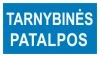 Tarnybinės patalpos – lipdukas