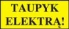 Taupyk elektrą! – lipdukas